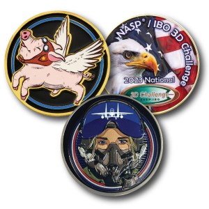 2" UV Print Custom Challenge Coin Double Sided Struck Brass 1 2" UV Print Custom Challenge Coin Double Sided Struck Brass 1
