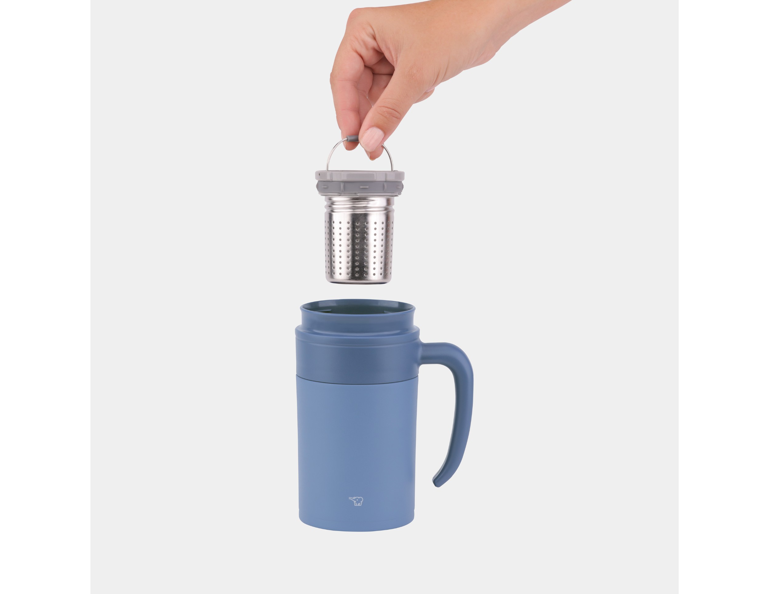 Stainless Tea Tumbler with Handle SM-KHE 1