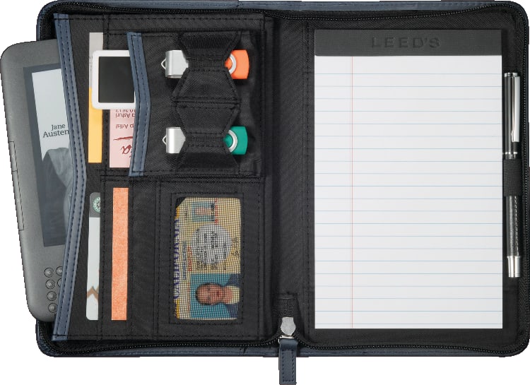 Pedova™ Jr. Zippered Padfolio with FSC® Mix Paper 1