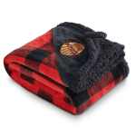 Field & Co.® Buffalo Plaid Sherpa Blanket - 1081-51RDBKAngle-Right Field & Co.® Buffalo Plaid Sherpa Blanket - 1081-51RDBKAngle-Right