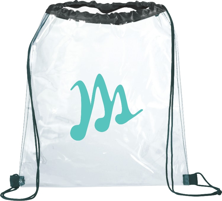 Rally Clear Drawstring Bag 1