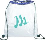 Rally Clear Drawstring Bag - SM-7200RYLFront Rally Clear Drawstring Bag - SM-7200RYLFront