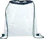 Rally Clear Drawstring Bag - SM-7200NYFront Rally Clear Drawstring Bag - SM-7200NYFront