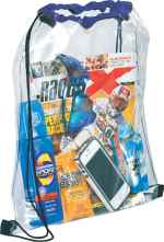 Rally Clear Drawstring Bag - SM-7200RYLAngle-Right Rally Clear Drawstring Bag - SM-7200RYLAngle-Right