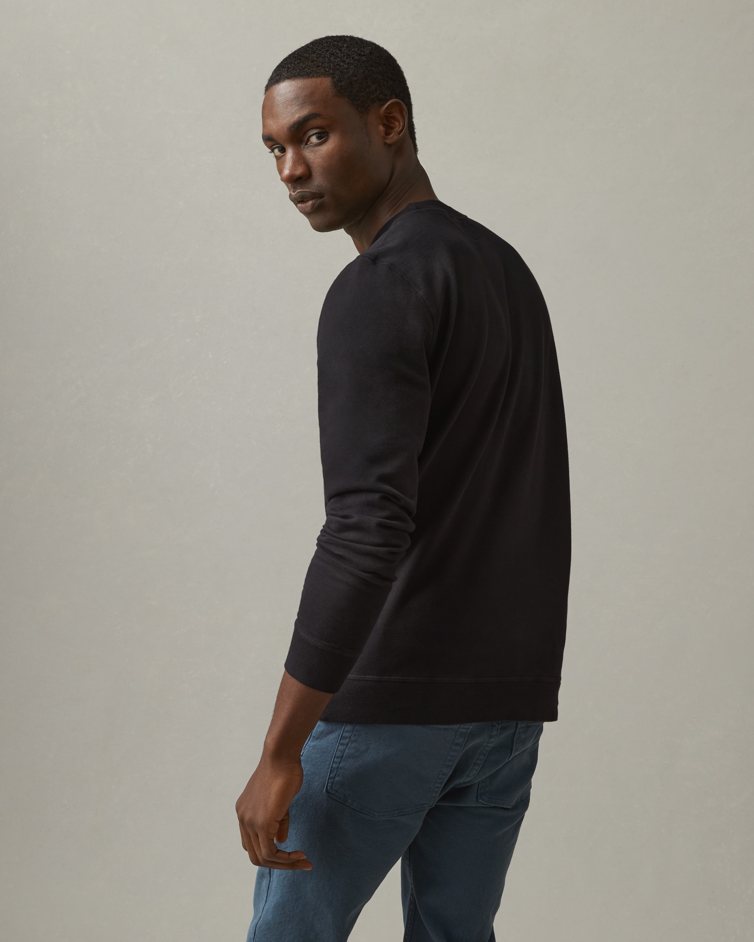 Men's American Giant Everyday Lightweight French Terry Classic Crew Sweatshirt 1