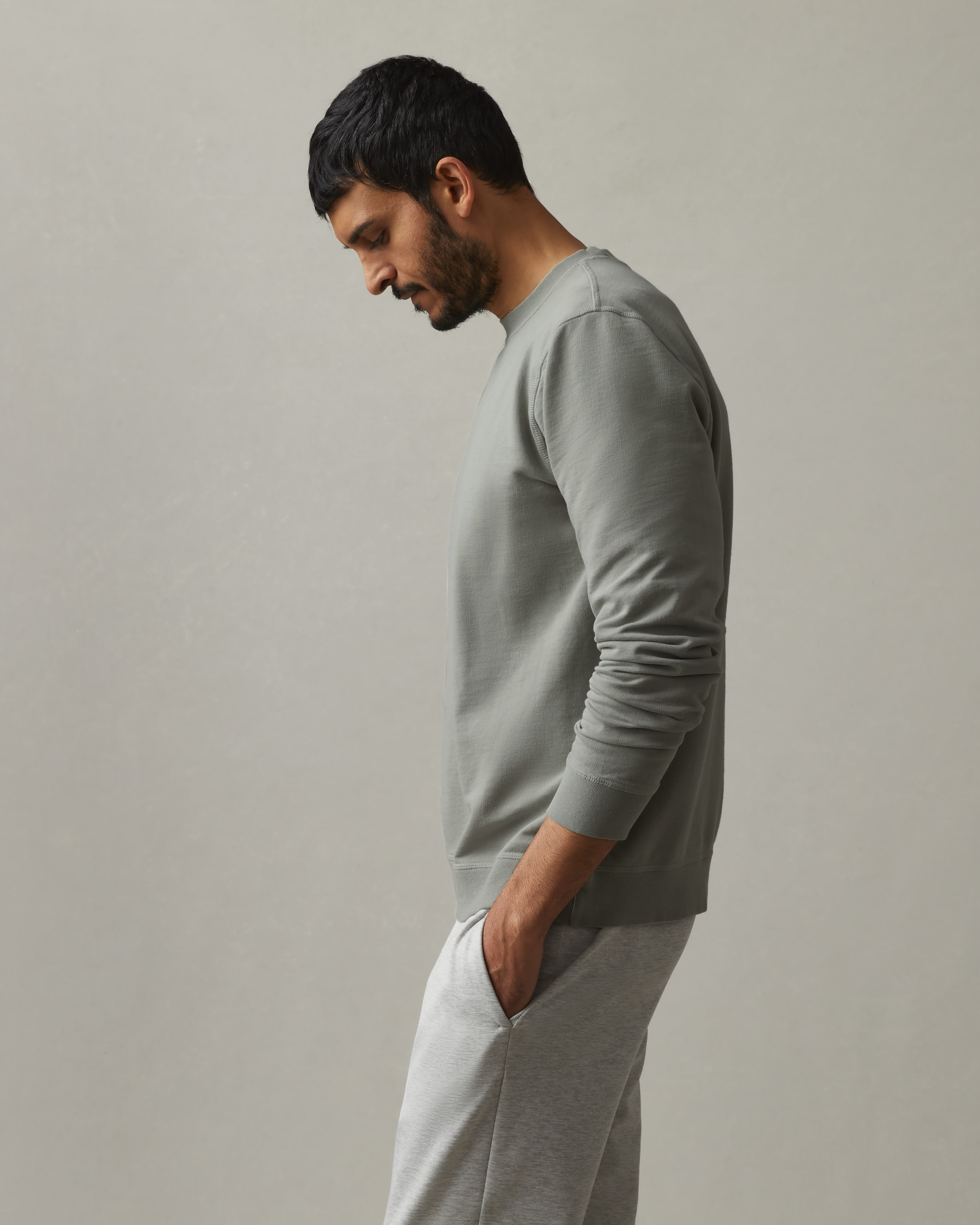 Men's American Giant Everyday Lightweight French Terry Classic Crew Sweatshirt 1