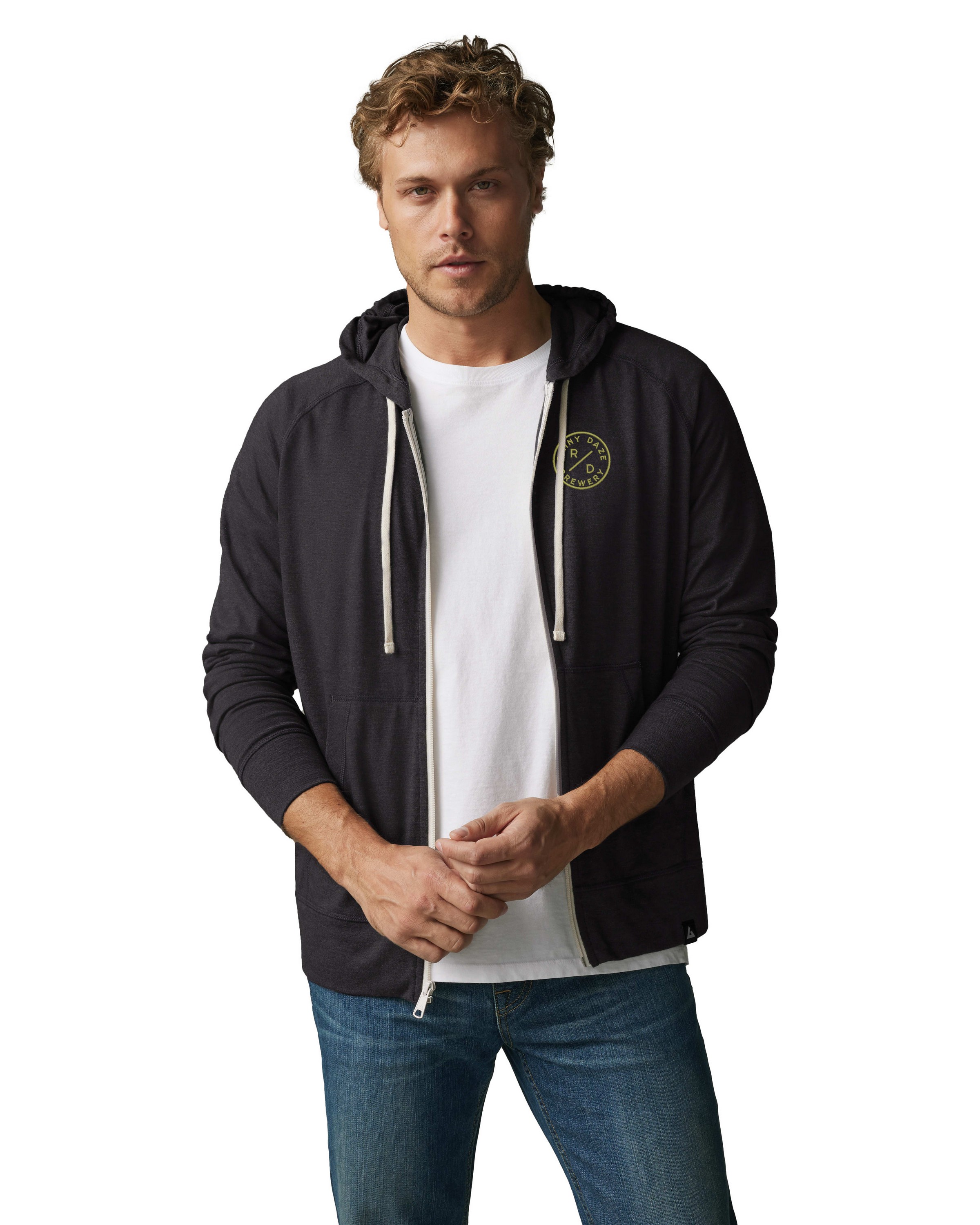 Men's American Giant Lightweight Full Zip Hoodie 1
