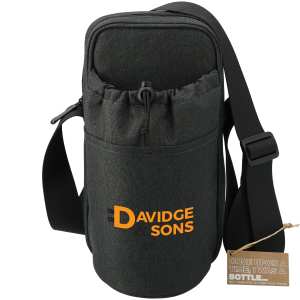 Traver rPET Adjustable Bottle Sling Cooler w/Pouch 1 Traver rPET Adjustable Bottle Sling Cooler w/Pouch 1