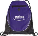 Peek Drawstring Bag - SM-7350BKFront Peek Drawstring Bag - SM-7350BKFront