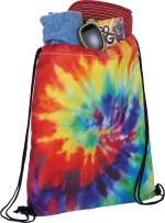Tie Dye Drawstring Bag - SM-7379MTAngle-Right Tie Dye Drawstring Bag - SM-7379MTAngle-Right