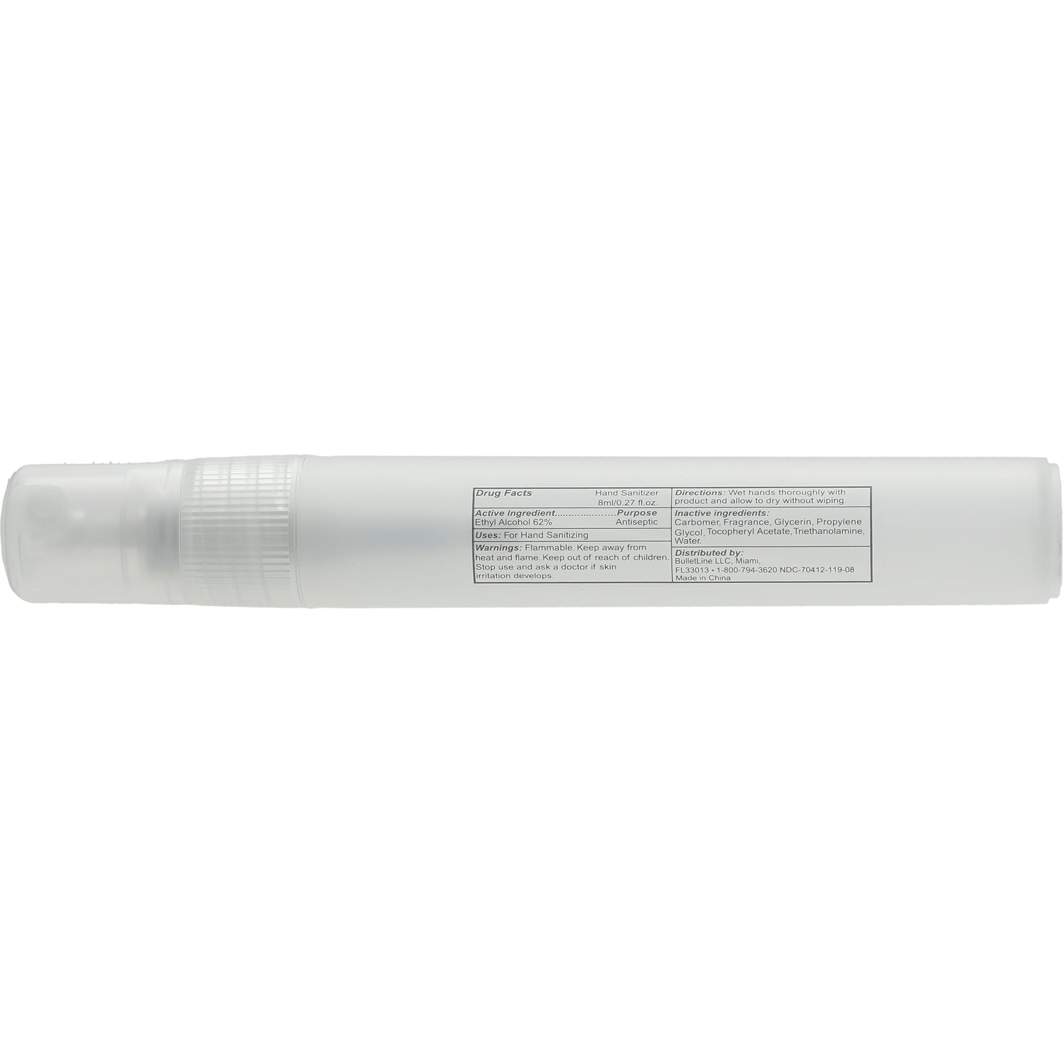 0.27oz Pen Sprayer Sanitizer with 62% Alcohol 1