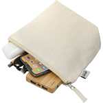 11oz Hemp Cotton Pouch - 7901-22NTAngle-Left 11oz Hemp Cotton Pouch - 7901-22NTAngle-Left