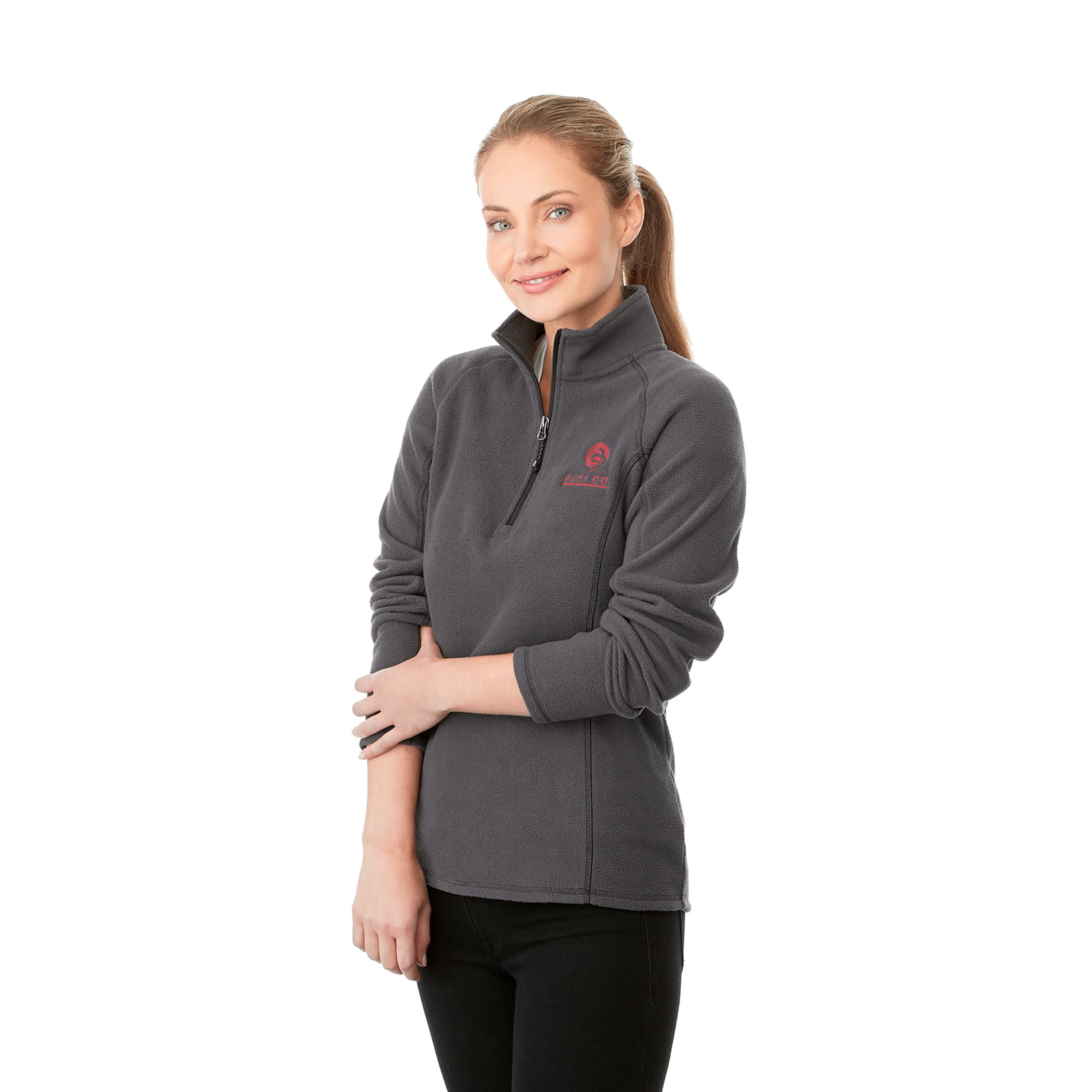 Women's BOWLEN Poly Microfleece Half Zip 1