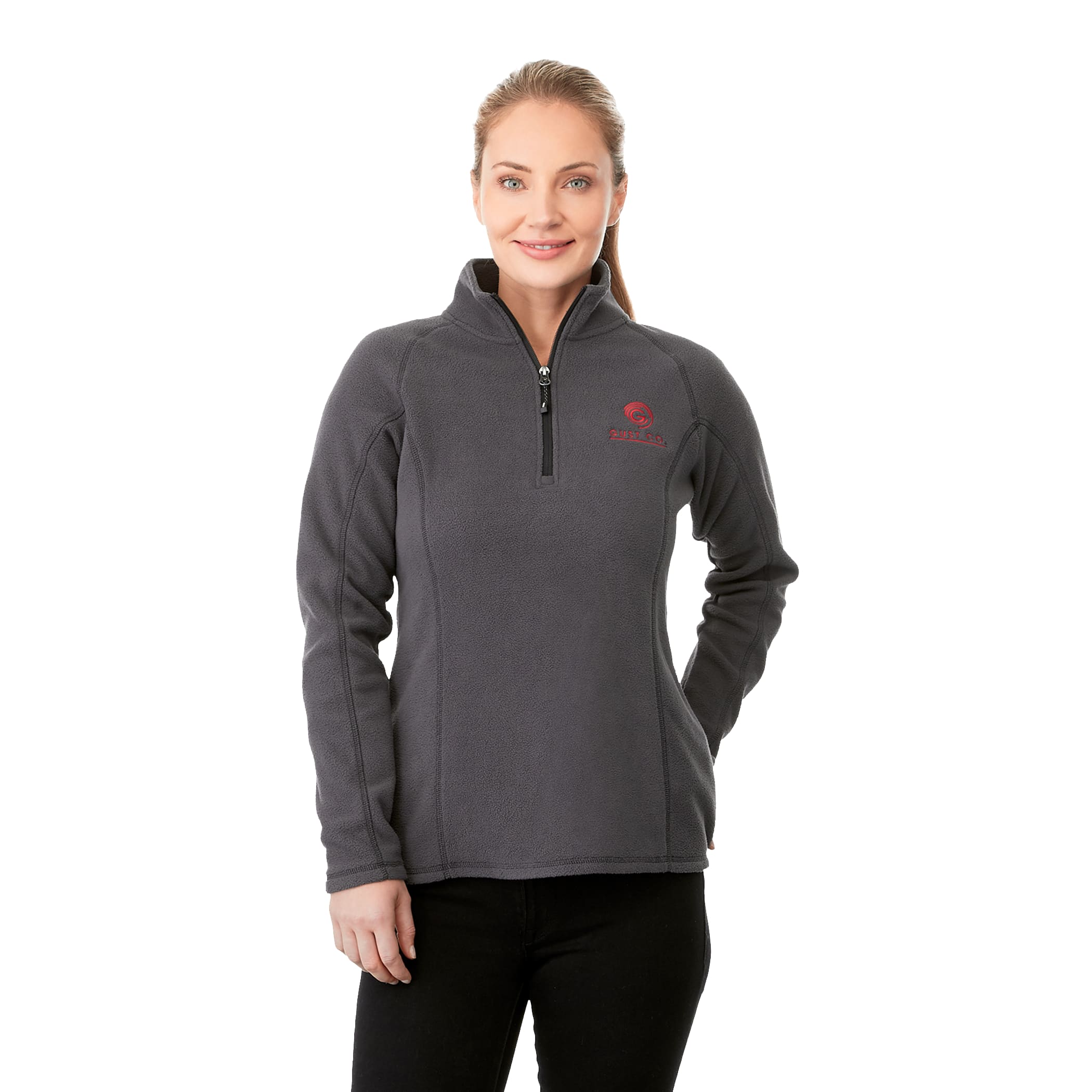 Women's BOWLEN Poly Microfleece Half Zip 1