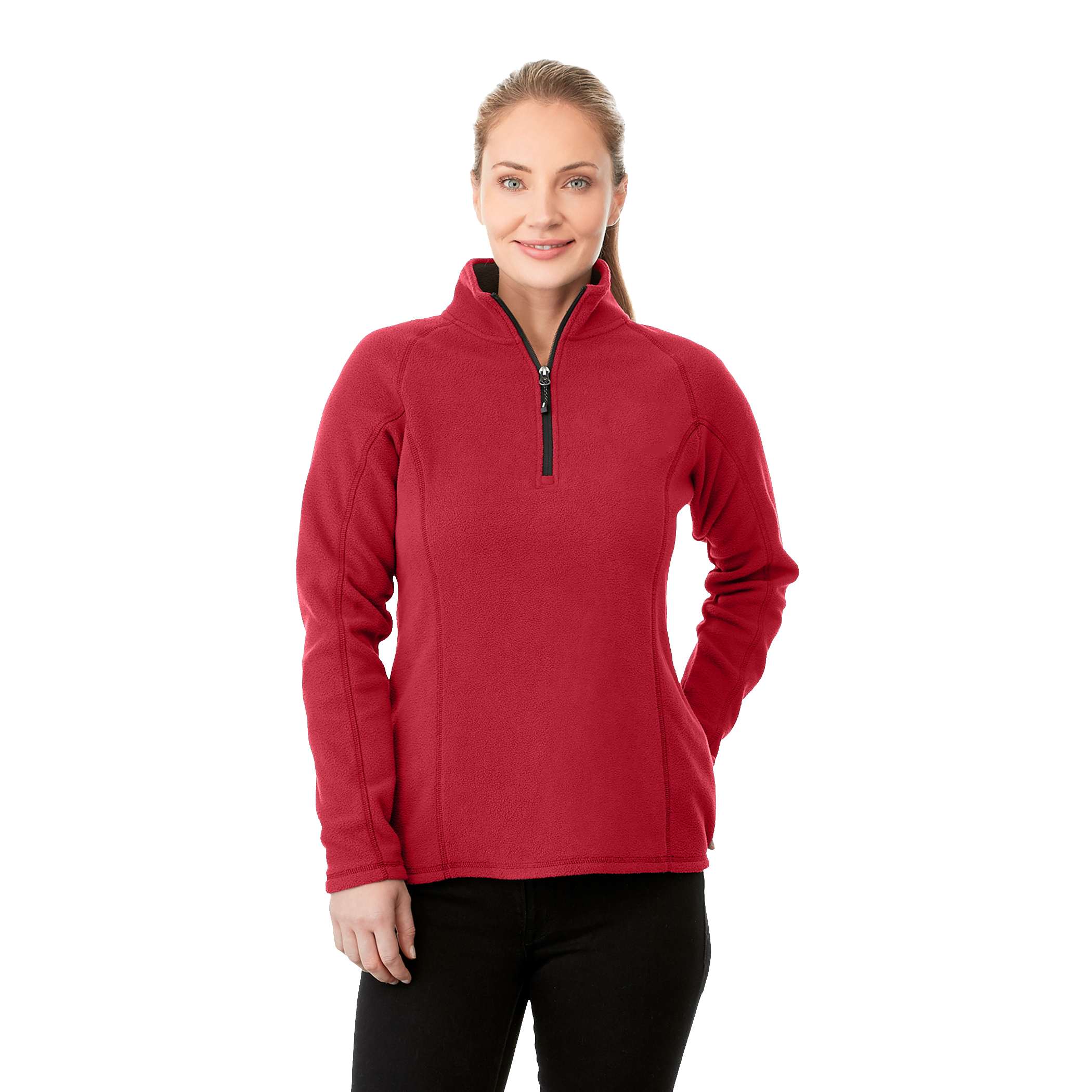 Women's BOWLEN Poly Microfleece Half Zip 1