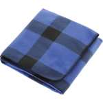 Buffalo Plaid Fleece Blanket - SM-8713BLBKAngle-Right Buffalo Plaid Fleece Blanket - SM-8713BLBKAngle-Right