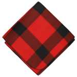 Buffalo Plaid Fleece Blanket - SM-8713RDBKFront Buffalo Plaid Fleece Blanket - SM-8713RDBKFront