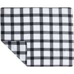 Buffalo Plaid Fleece Blanket - SM-8713WHBKFront Buffalo Plaid Fleece Blanket - SM-8713WHBKFront