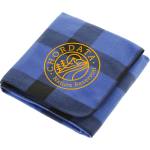 Buffalo Plaid Fleece Blanket - SM-8713BLBKAngle-Right Buffalo Plaid Fleece Blanket - SM-8713BLBKAngle-Right