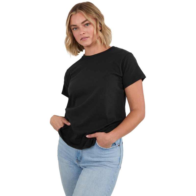 Women%27s American Giant Cotton Crew Neck Short Sleeve T-Shirt 2 Women%27s American Giant Cotton Crew Neck Short Sleeve T-Shirt 2
