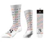 Strideline Premium Sublimation Socks - SM-8134WHFront Strideline Premium Sublimation Socks - SM-8134WHFront