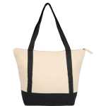 Isle 8oz Organic Cotton Tote - SM-5226NTBKBack Isle 8oz Organic Cotton Tote - SM-5226NTBKBack