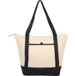 Isle 8oz Organic Cotton Tote - SM-5226NTBKFront Isle 8oz Organic Cotton Tote - SM-5226NTBKFront