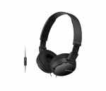 Sony MDR-ZX110AP Headphones - 7195-62BKAngle-Left Sony MDR-ZX110AP Headphones - 7195-62BKAngle-Left