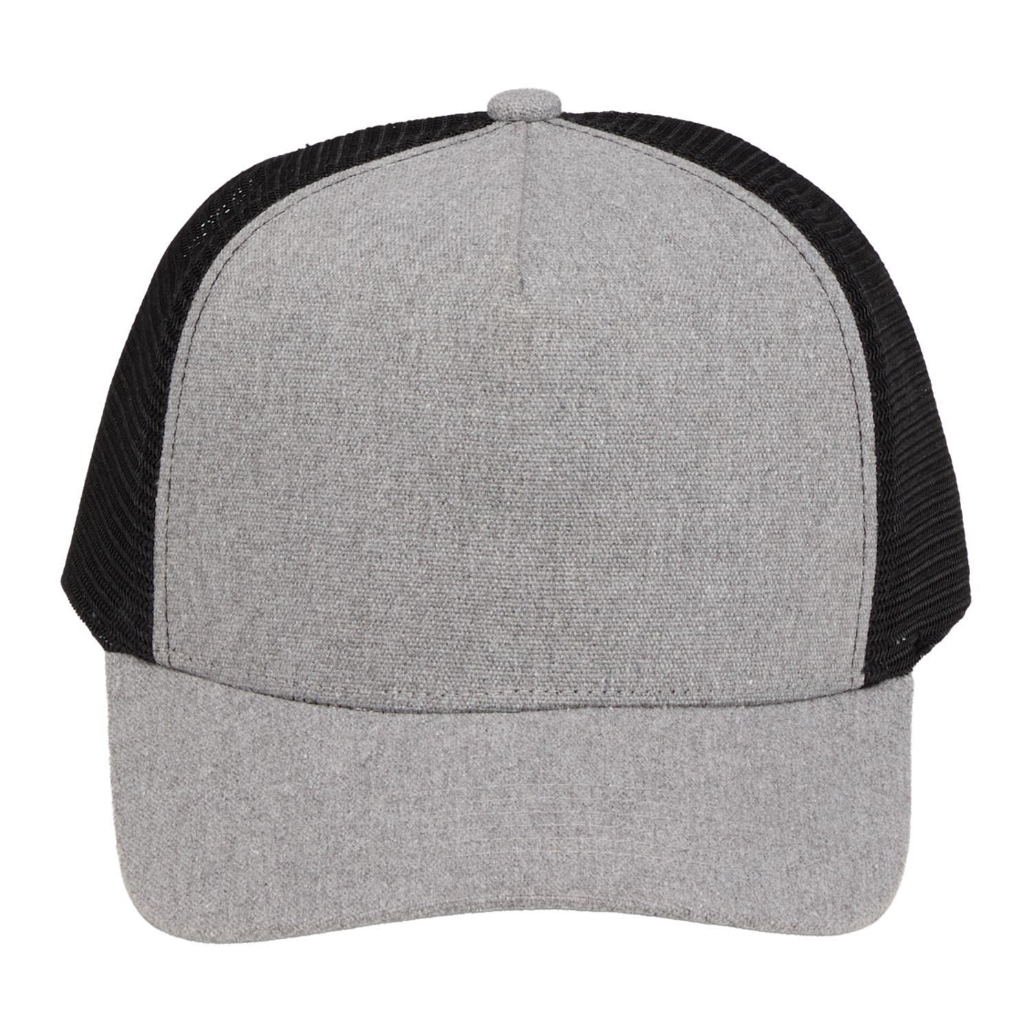 Recycled Cotton Canvas 5 Panel Mesh Back Ballcap 2