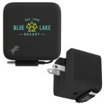 Wally Stretch 35 Wall Charger with cable - 7125-09BKFront Wally Stretch 35 Wall Charger with cable - 7125-09BKFront
