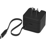 Wally Stretch 35 Wall Charger with cable - 7125-09BKAngle-Right Wally Stretch 35 Wall Charger with cable - 7125-09BKAngle-Right