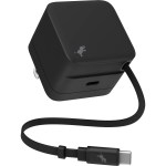 Wally Stretch 35 Wall Charger with cable - 7125-09BKAngle-Right Wally Stretch 35 Wall Charger with cable - 7125-09BKAngle-Right