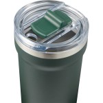 Catone Recycled Vacuum Tumbler w/ Slider Lid 20oz - 1602-37MRAngle-Left Catone Recycled Vacuum Tumbler w/ Slider Lid 20oz - 1602-37MRAngle-Left