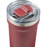 Catone Recycled Vacuum Tumbler w/ Slider Lid 20oz - 1602-37TPAngle-Left Catone Recycled Vacuum Tumbler w/ Slider Lid 20oz - 1602-37TPAngle-Left