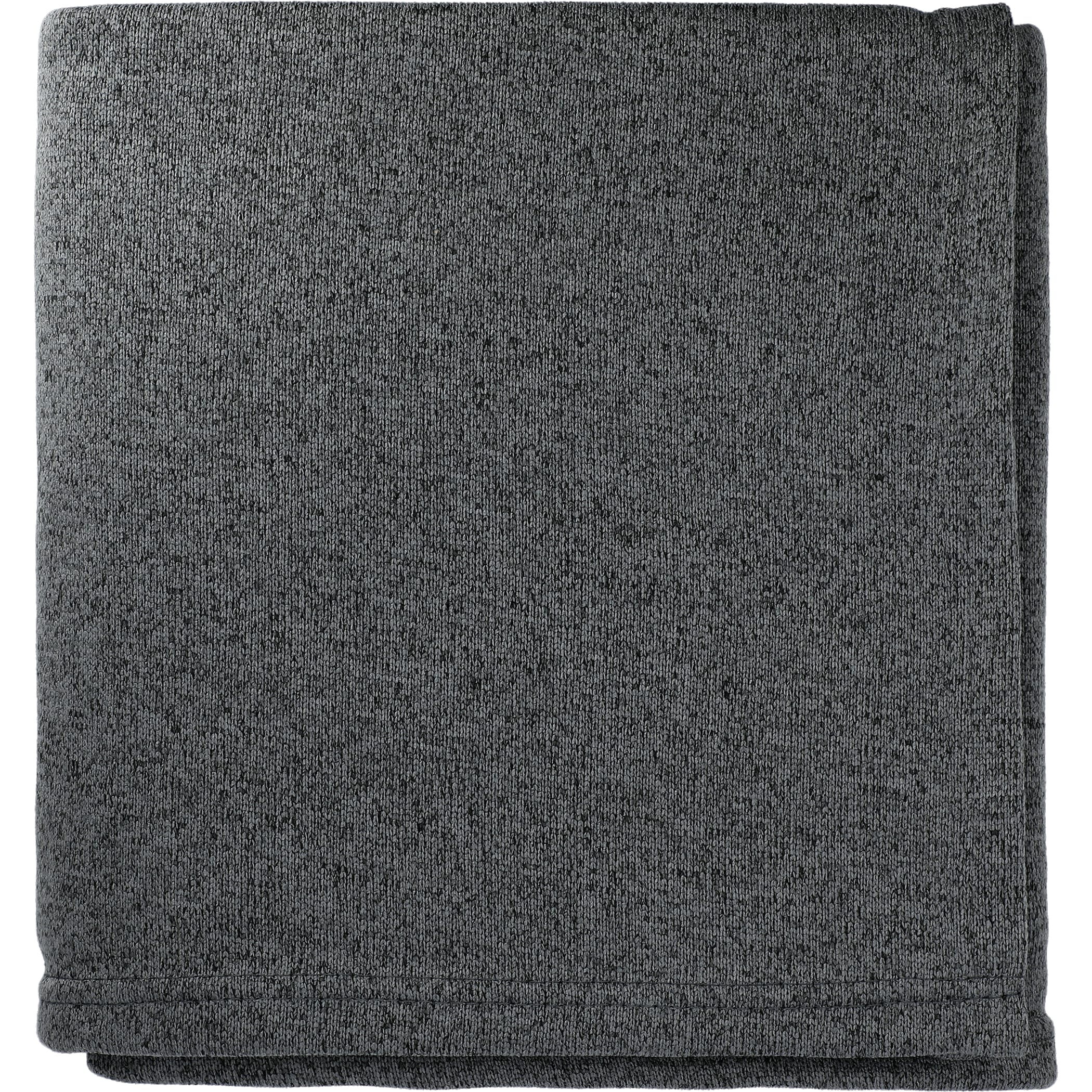 Heathered Fleece Throw Blanket 50'' x 60'' Unfolded 1