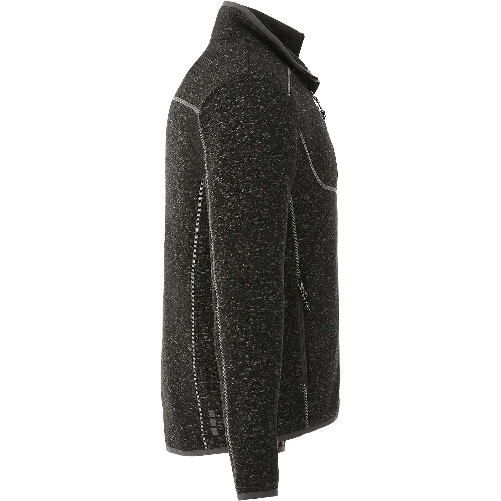 Men's TREMBLANT Sweater Knit Full Zip Jacket with Thumb Holes 1