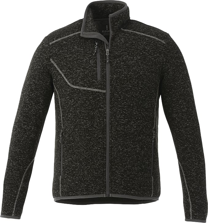 Men's TREMBLANT Sweater Knit Full Zip Jacket with Thumb Holes 1