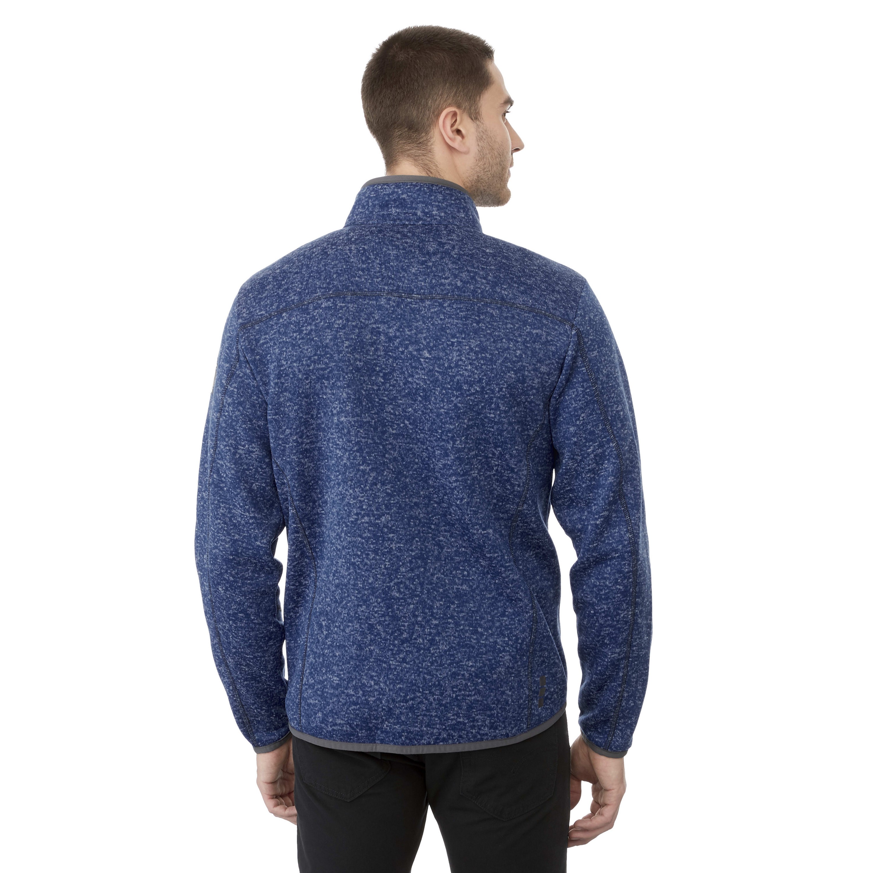 Men's TREMBLANT Sweater Knit Full Zip Jacket with Thumb Holes 1