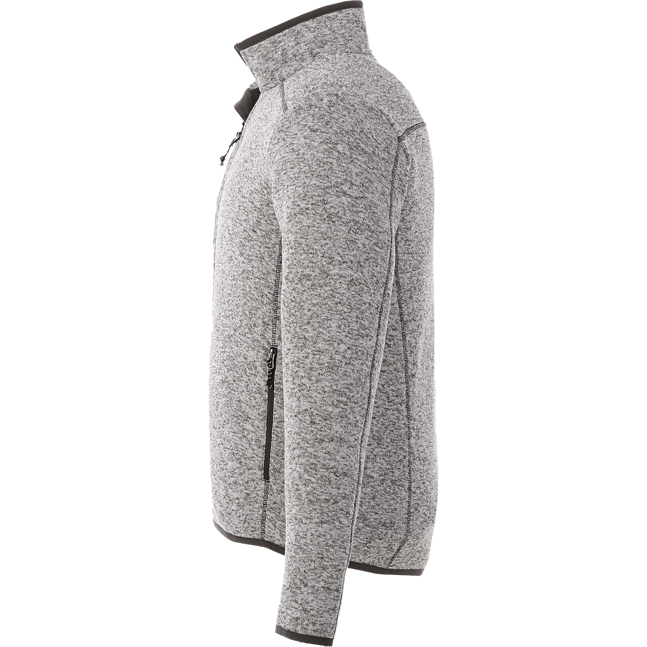 Men's TREMBLANT Sweater Knit Full Zip Jacket with Thumb Holes 1