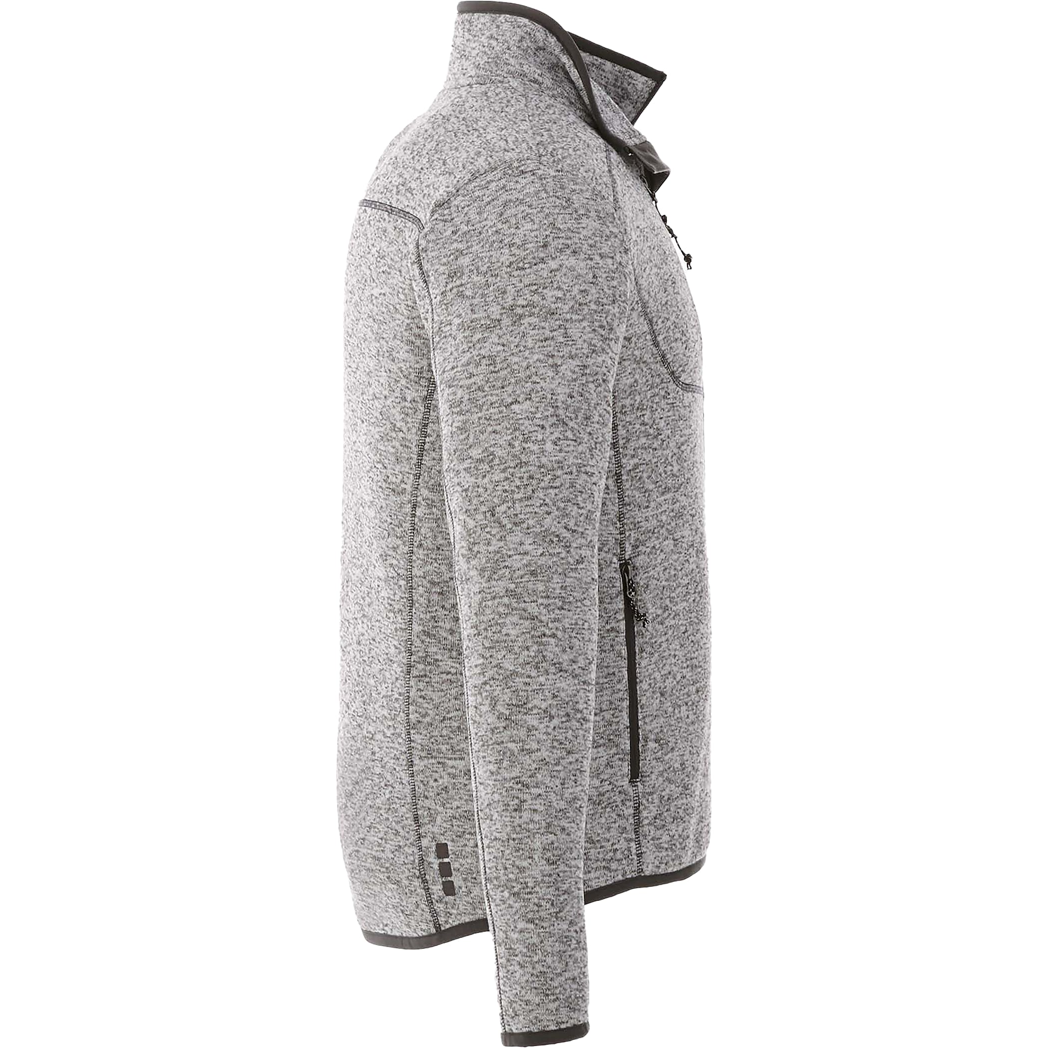 Men's TREMBLANT Sweater Knit Full Zip Jacket with Thumb Holes 1