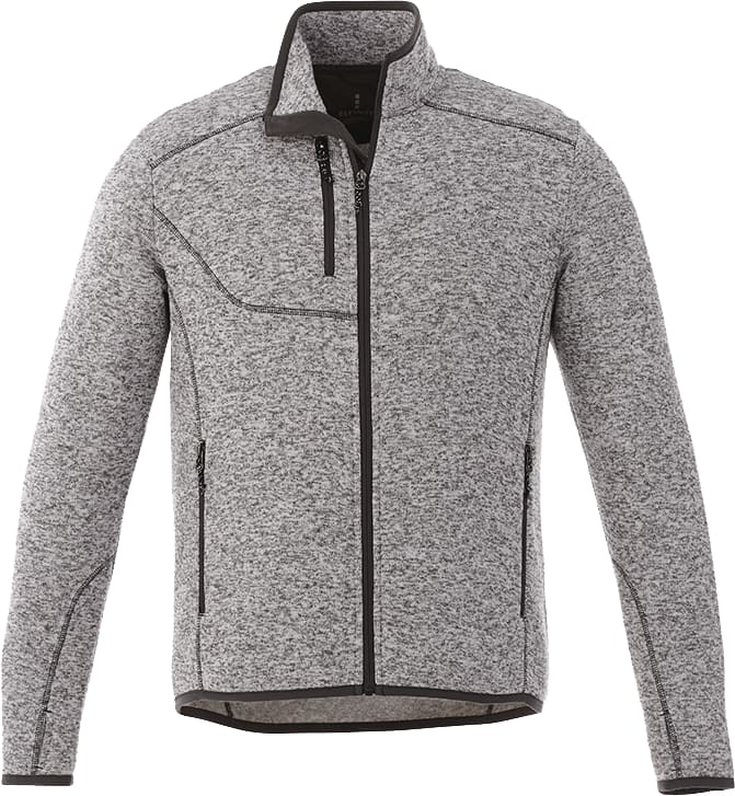 Men's TREMBLANT Sweater Knit Full Zip Jacket with Thumb Holes 1