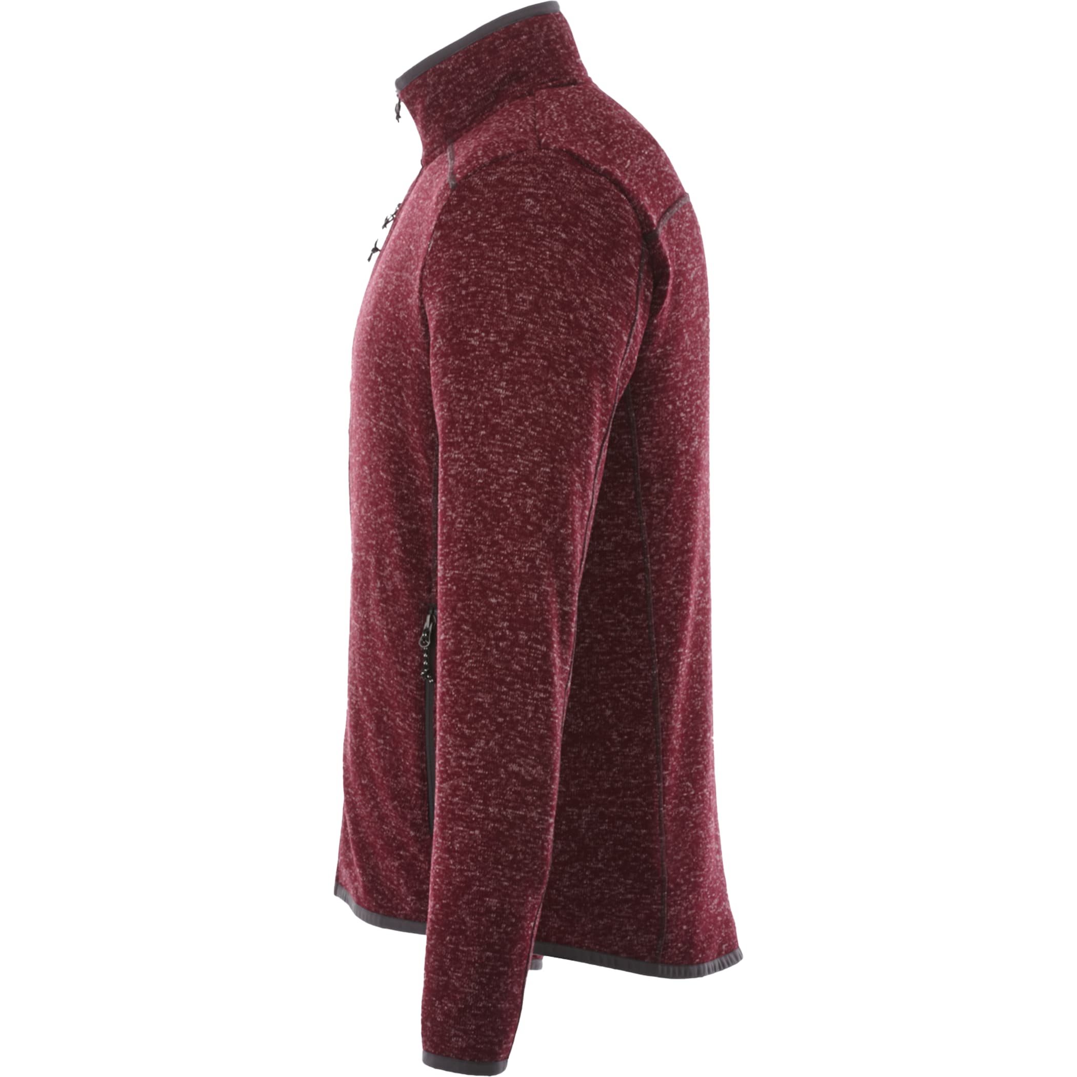 Men's TREMBLANT Sweater Knit Full Zip Jacket with Thumb Holes 1