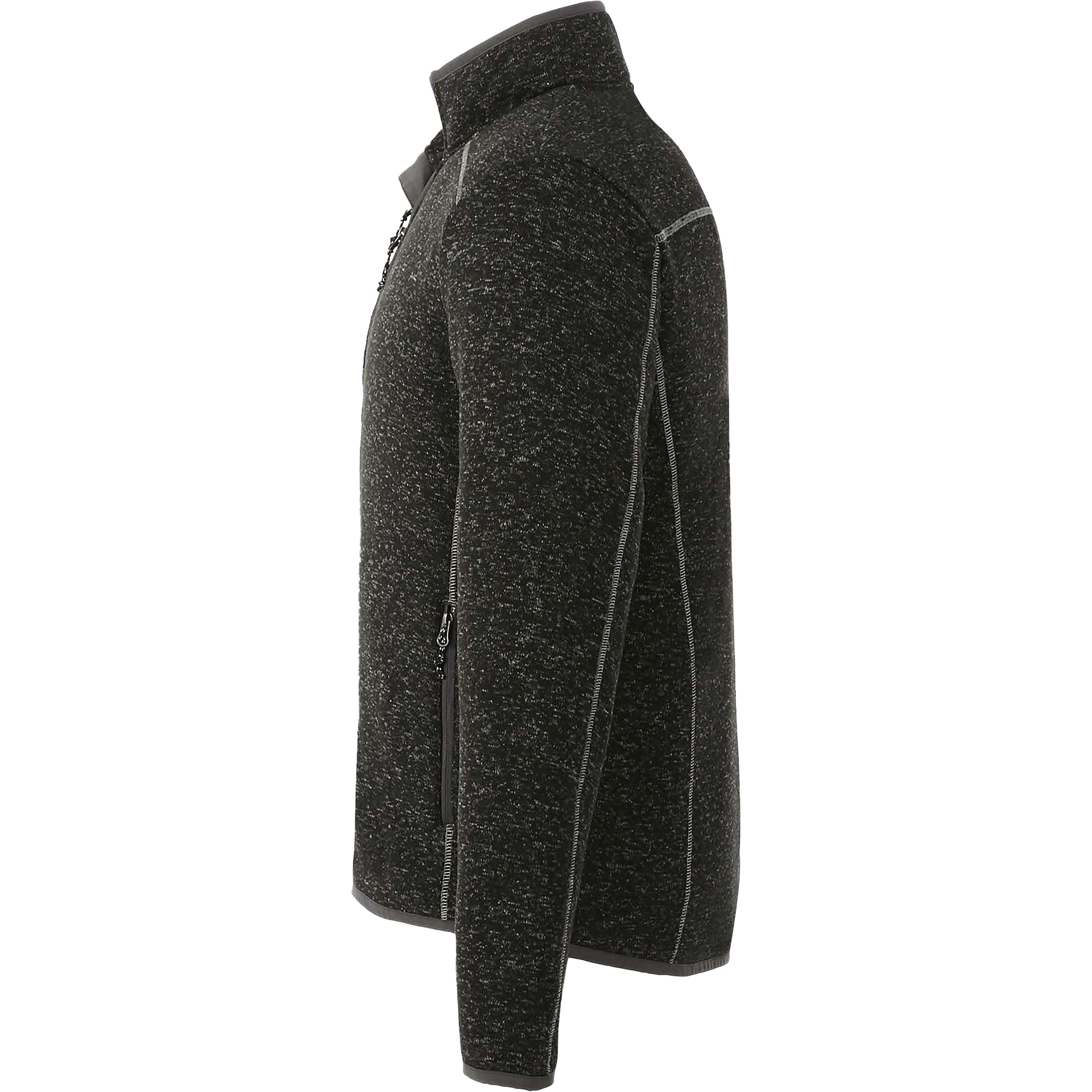 Men's TREMBLANT Sweater Knit Full Zip Jacket with Thumb Holes 1