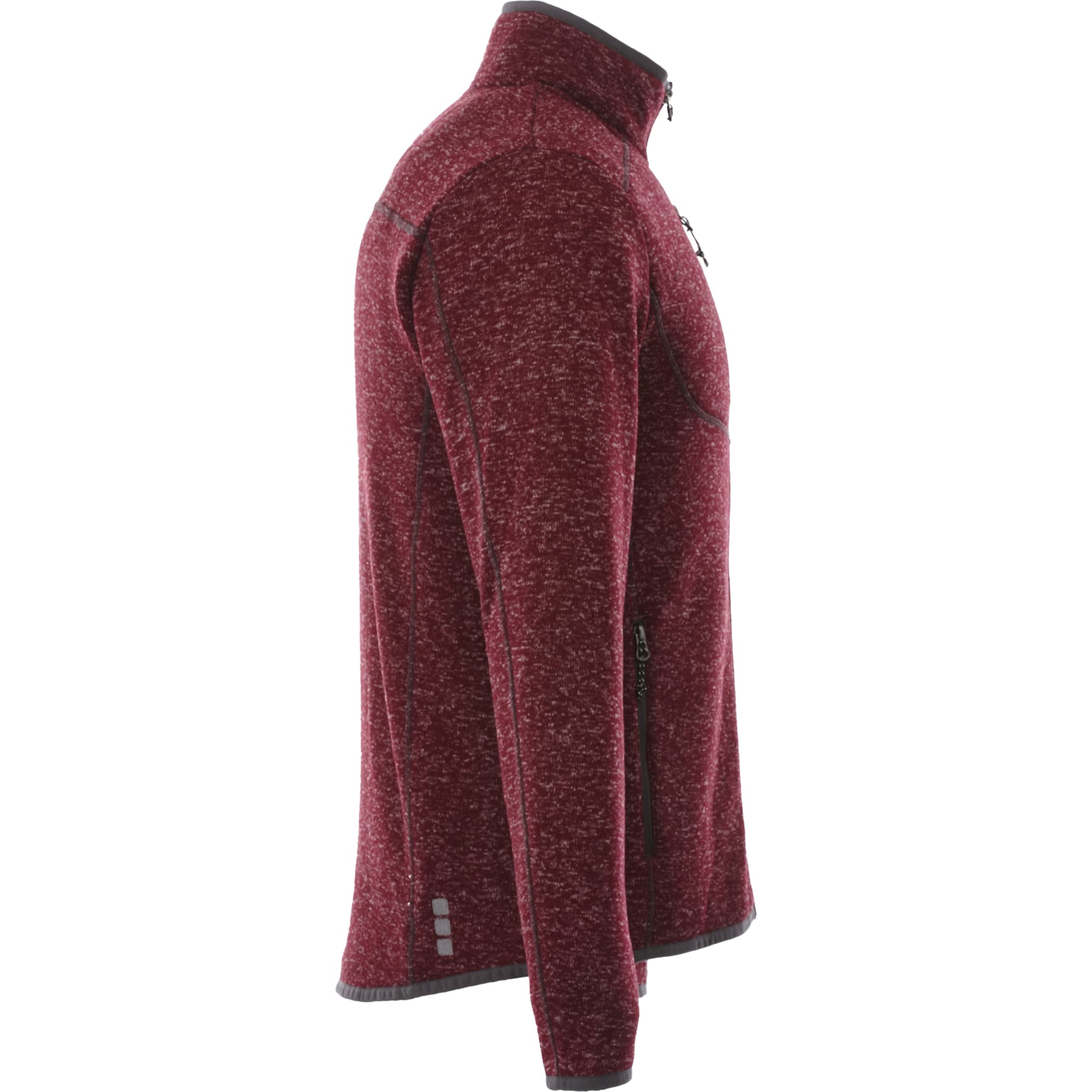 Men's TREMBLANT Sweater Knit Full Zip Jacket with Thumb Holes 1