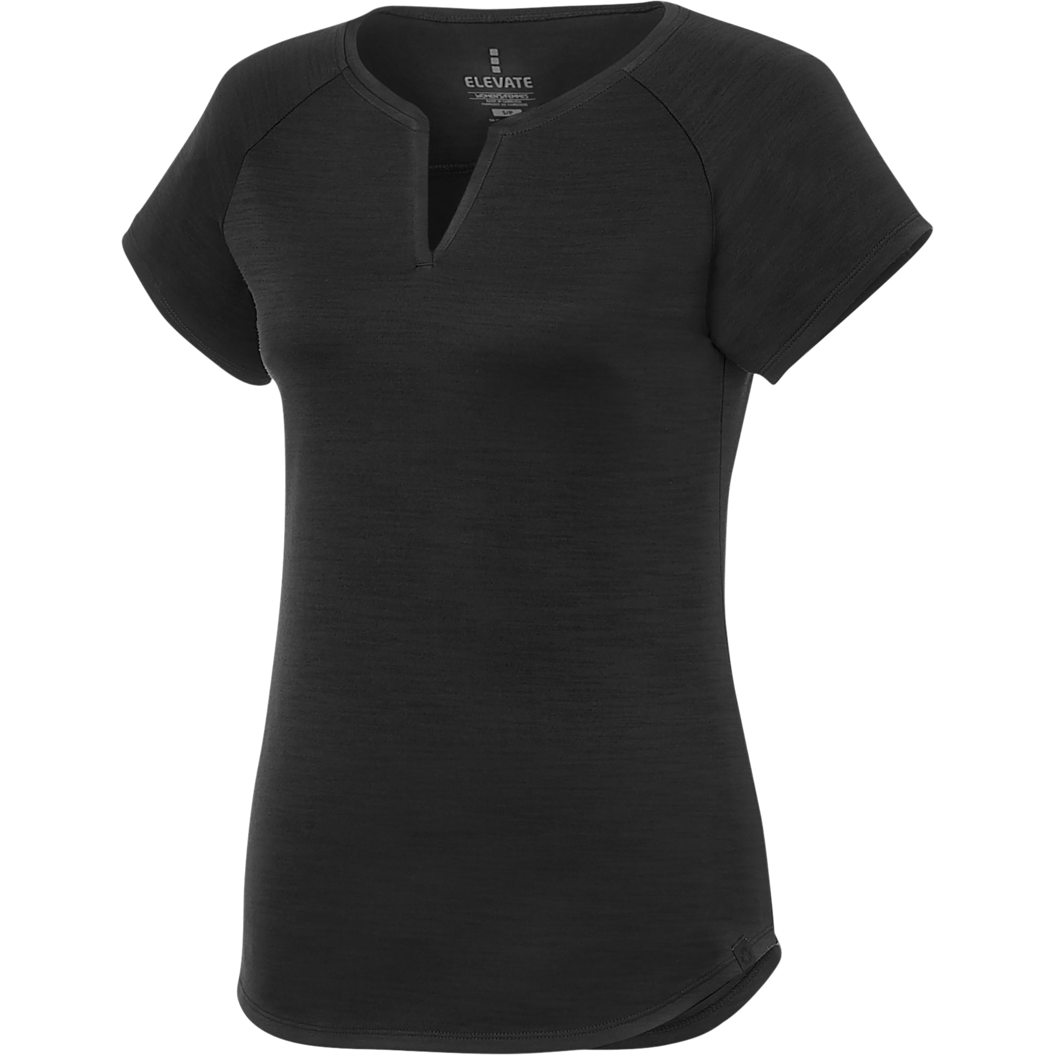 Women's AMOS Eco Short Sleeve Curved Hem Tee 1