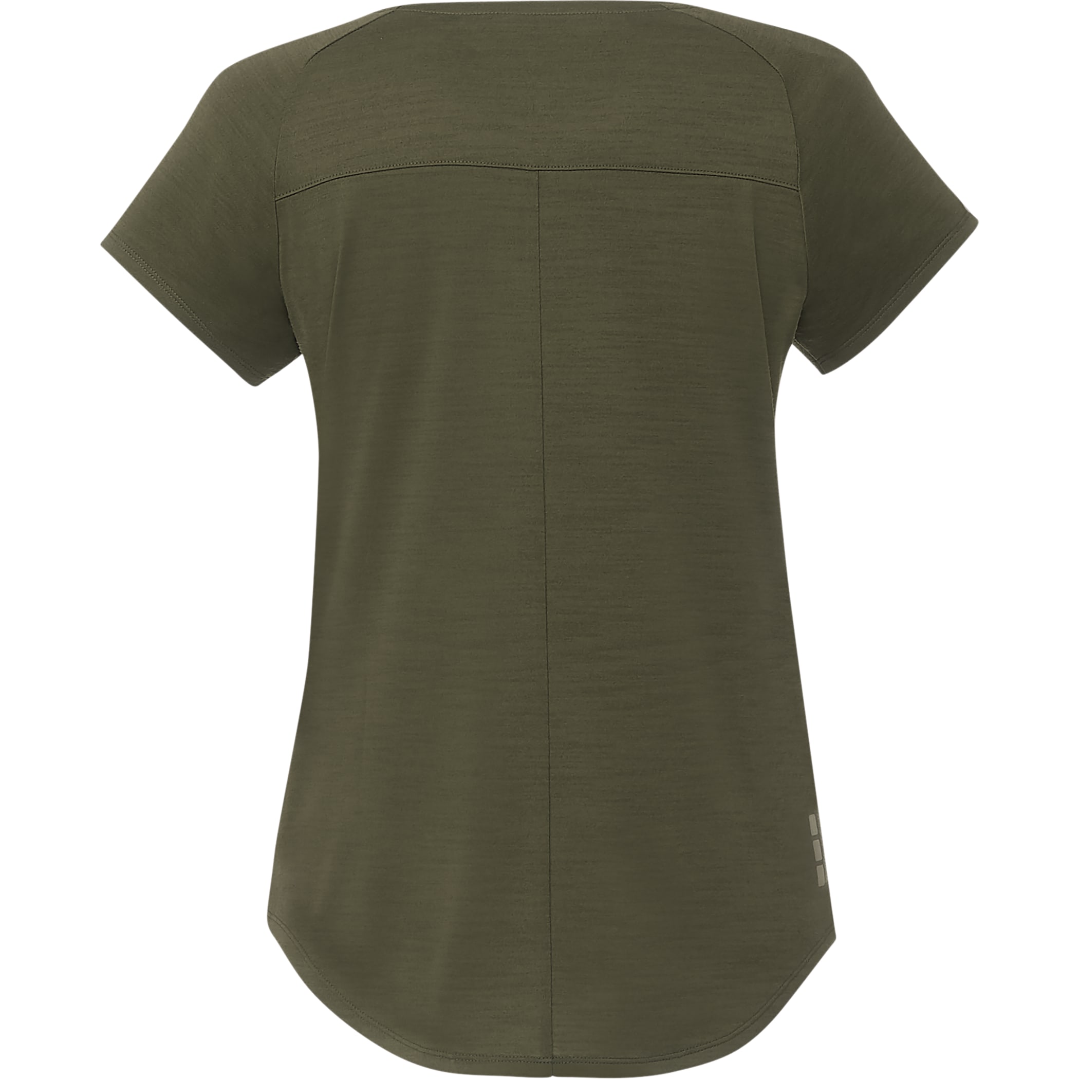 Women's AMOS Eco Short Sleeve Curved Hem Tee 1