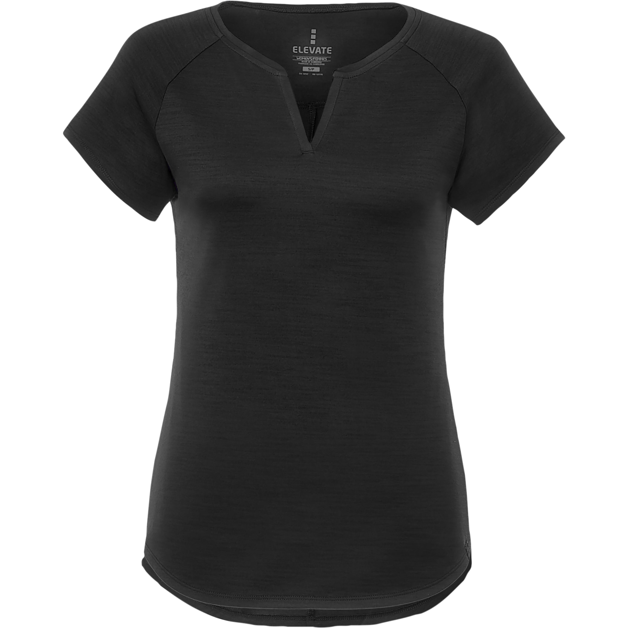 Women's AMOS Eco Short Sleeve Curved Hem Tee 1