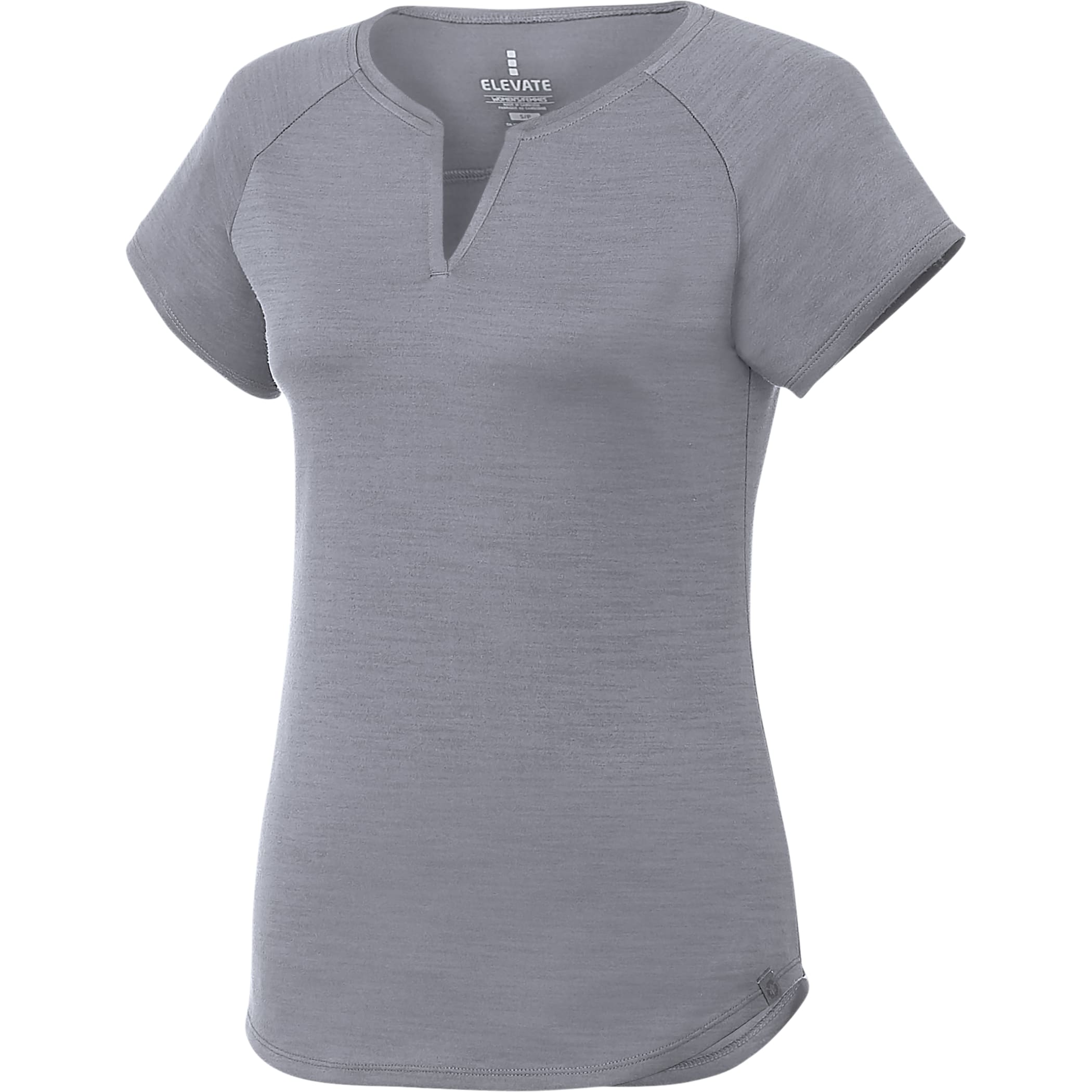 Women's AMOS Eco Short Sleeve Curved Hem Tee 1