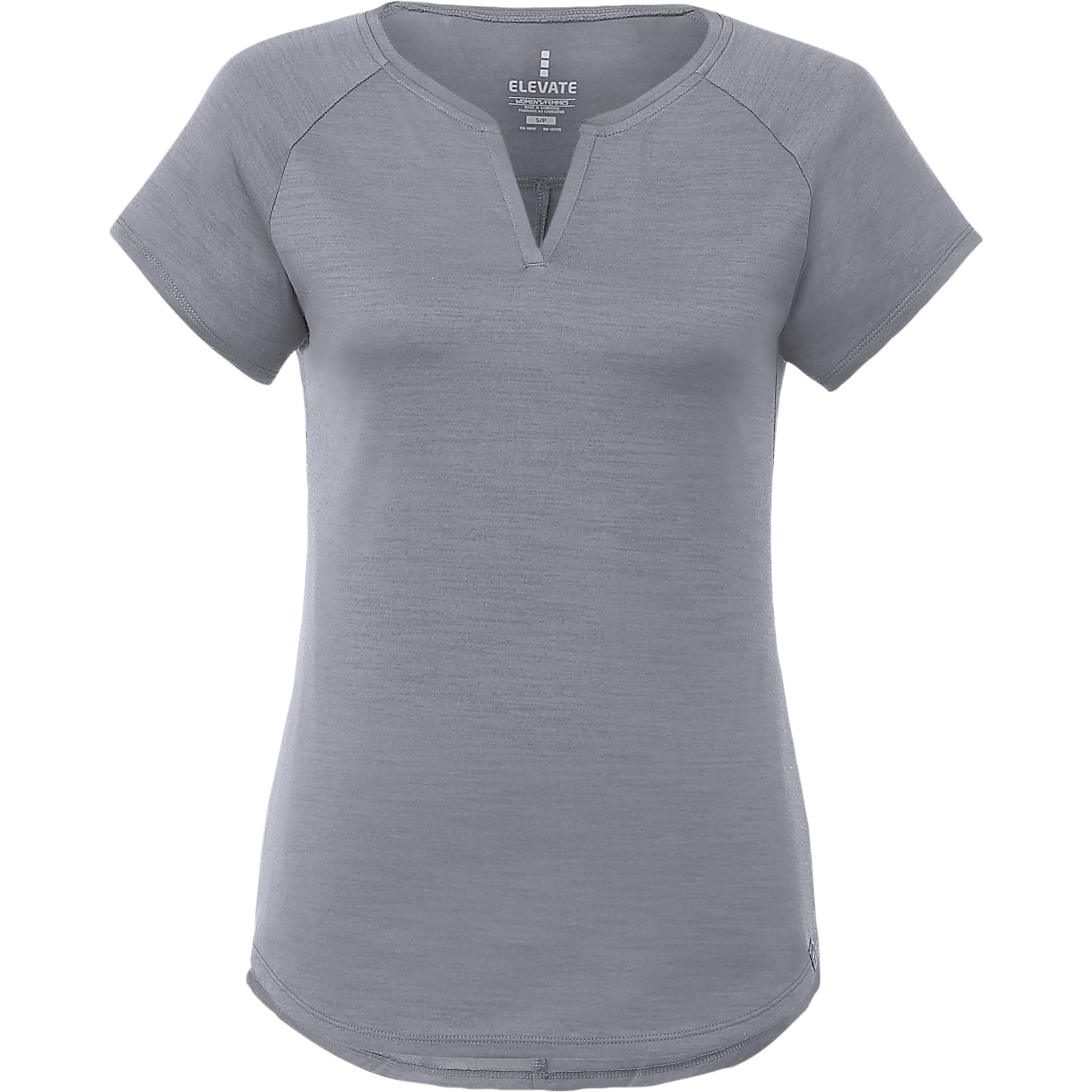 Women's AMOS Eco Short Sleeve Curved Hem Tee 1