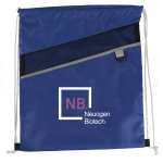 Combo Recycled Drawstring Bag - SM-6009RYL Front Combo Recycled Drawstring Bag - SM-6009RYL Front
